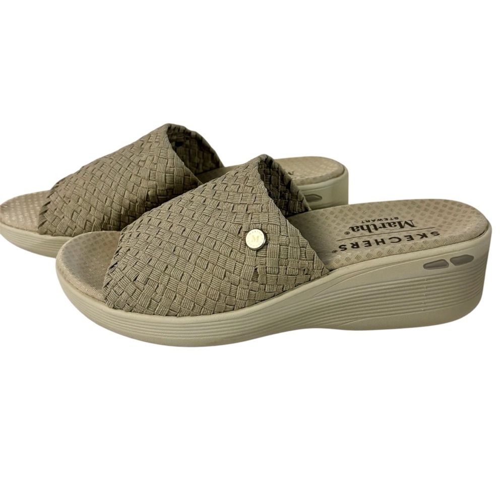 Skechers Martha Stewart Collection Pier Lite Slide Sandal Size 10 Machine Wash